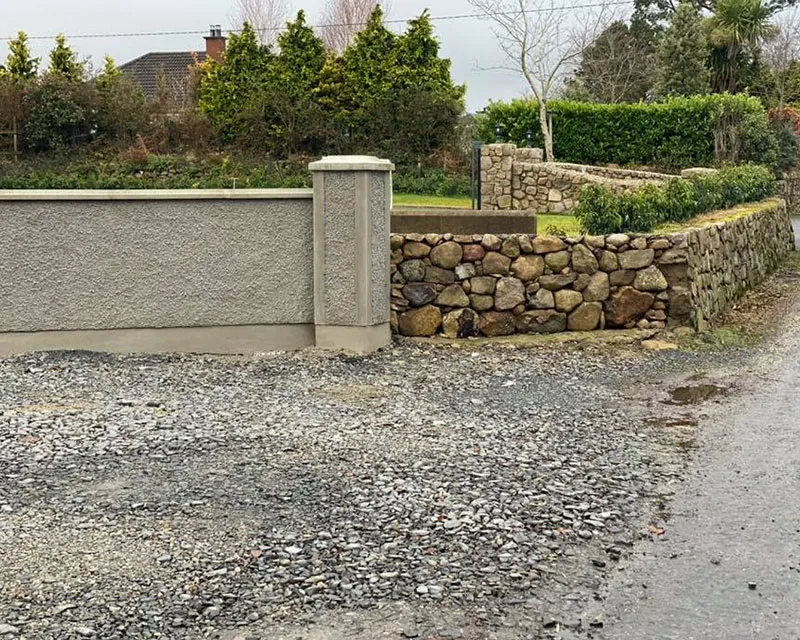 Stone wall project