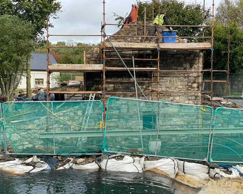 Garden stonework project